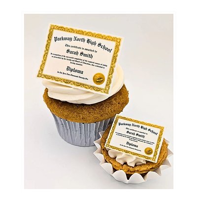  Customizable Edible Diplomas -1 Dozen 