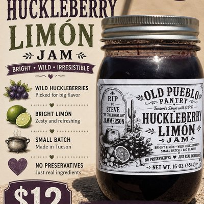 Huckleberry Limon Jam