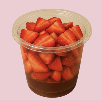Kid’s Dark Chocolate Drizzle Berry Cup