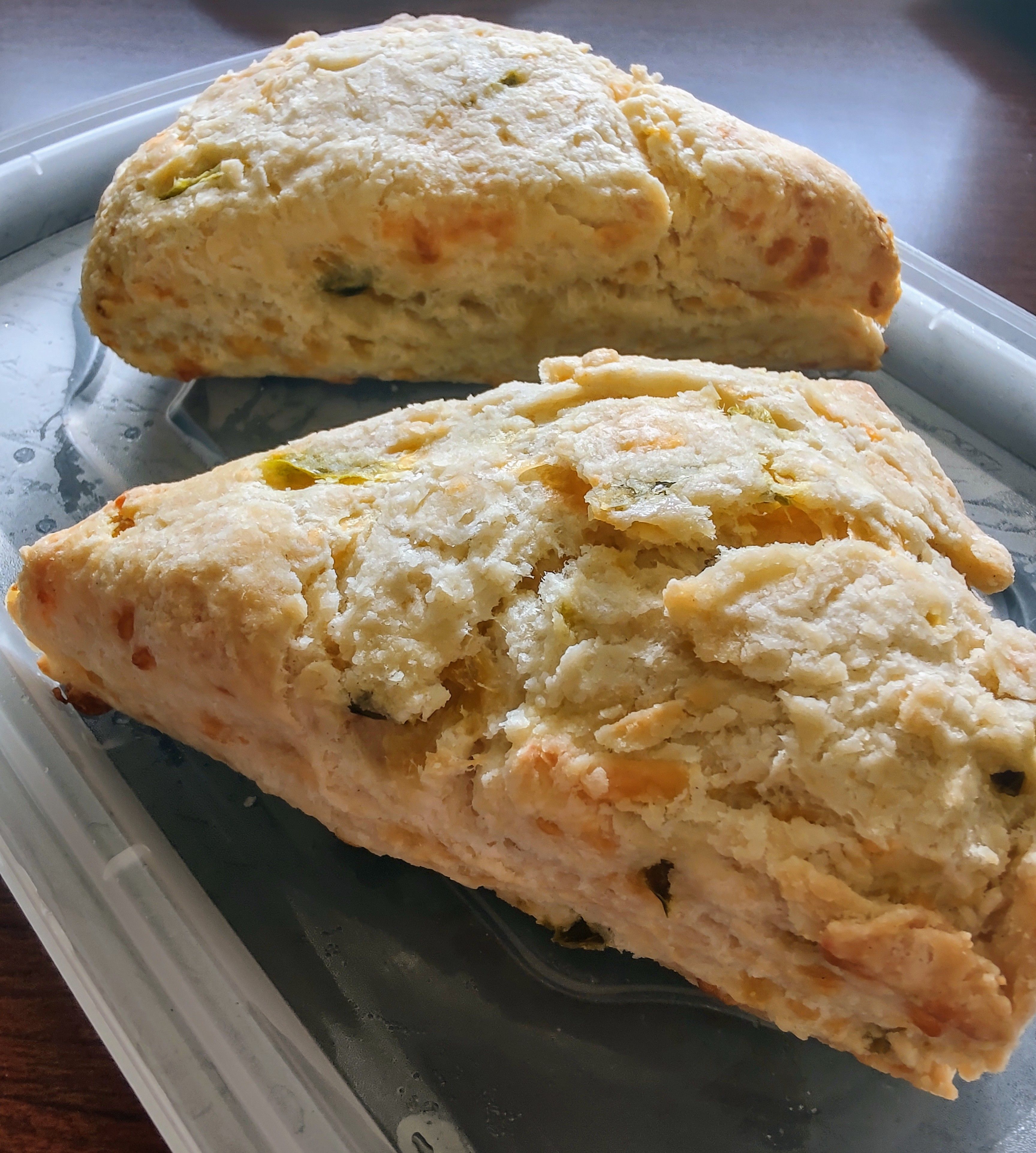 Jalapeno Cheddar Sourdough Scones 2-pack