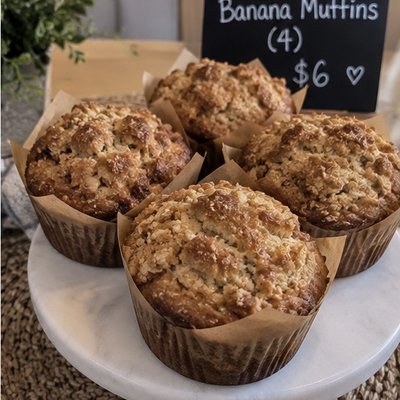 Banana Muffins(4)