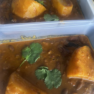 Sugar Beans Curry/ Bunny Chow