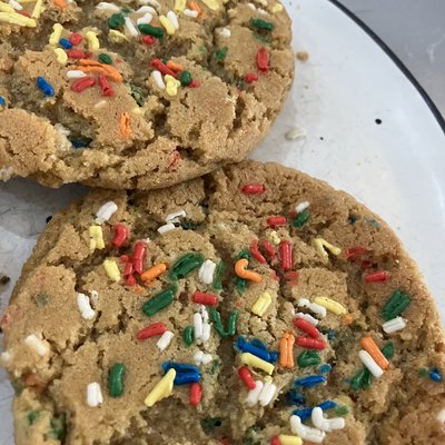 Individual Sprinkle Cookies