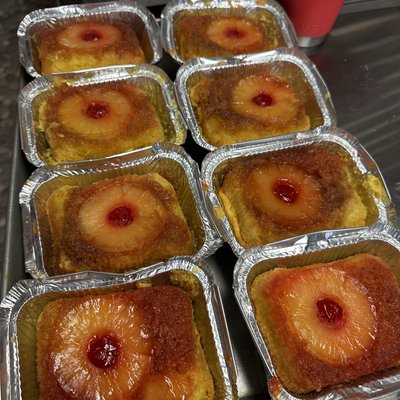 Mini Pineapple Upside Down Cakes 