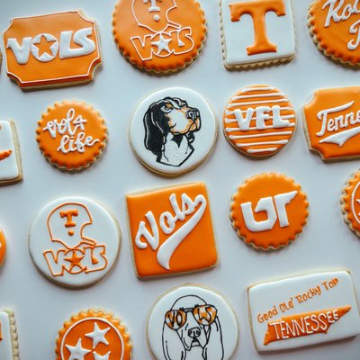 UT Vols Football Cookies