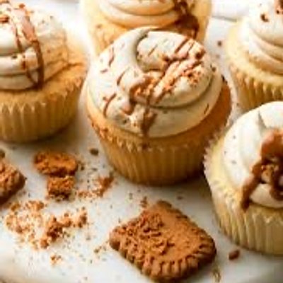 Biscoff butter Cookie Cupcake