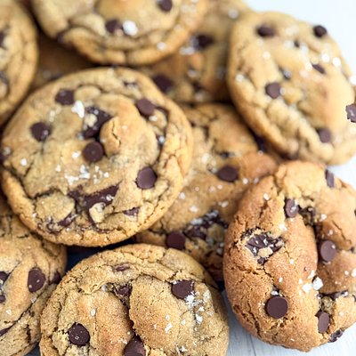 Brown Butter Sea Salt Chocolate Chip Cookies