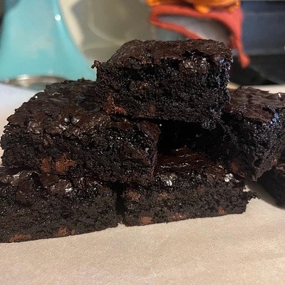 Dark Chocolate Chip Brownies