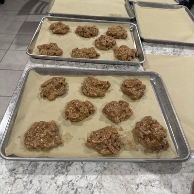 2 Gaint pecan pralines