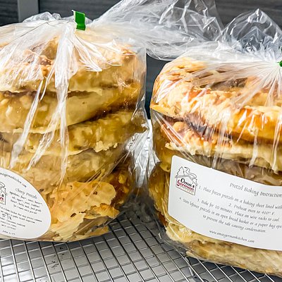 Take-and-Bake frozen Cheesy Bavarian Pretzels - half dozen 