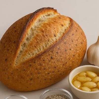 Garlic Confit & Black Pepper