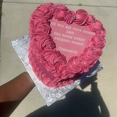 Heart cake 