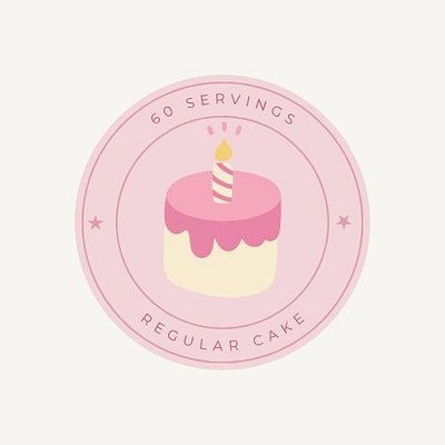 60 Servings Cakes