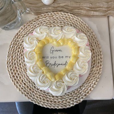 6in Heart Cakes (4-6ppl)