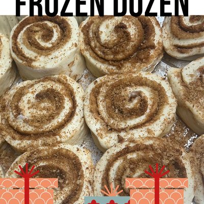 Christmas- Frozen Cinnamon Rolls w/ A Side Of Icing