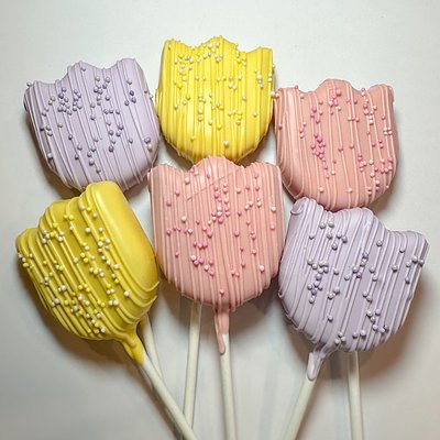 Cake Pops - Tulips (12)