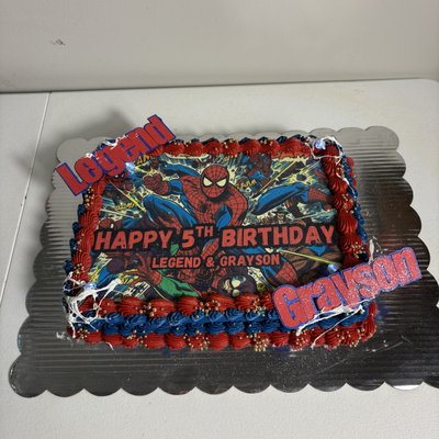 Quarter Sheet Cake 