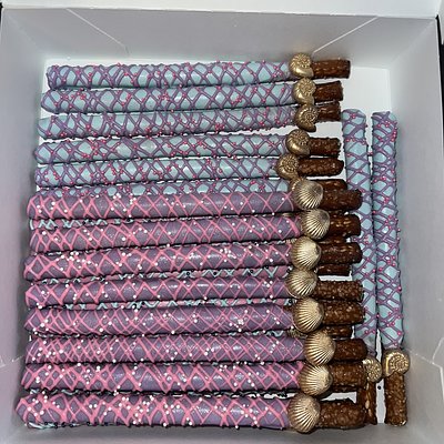 Dipped Pretzel Sticks Dozen