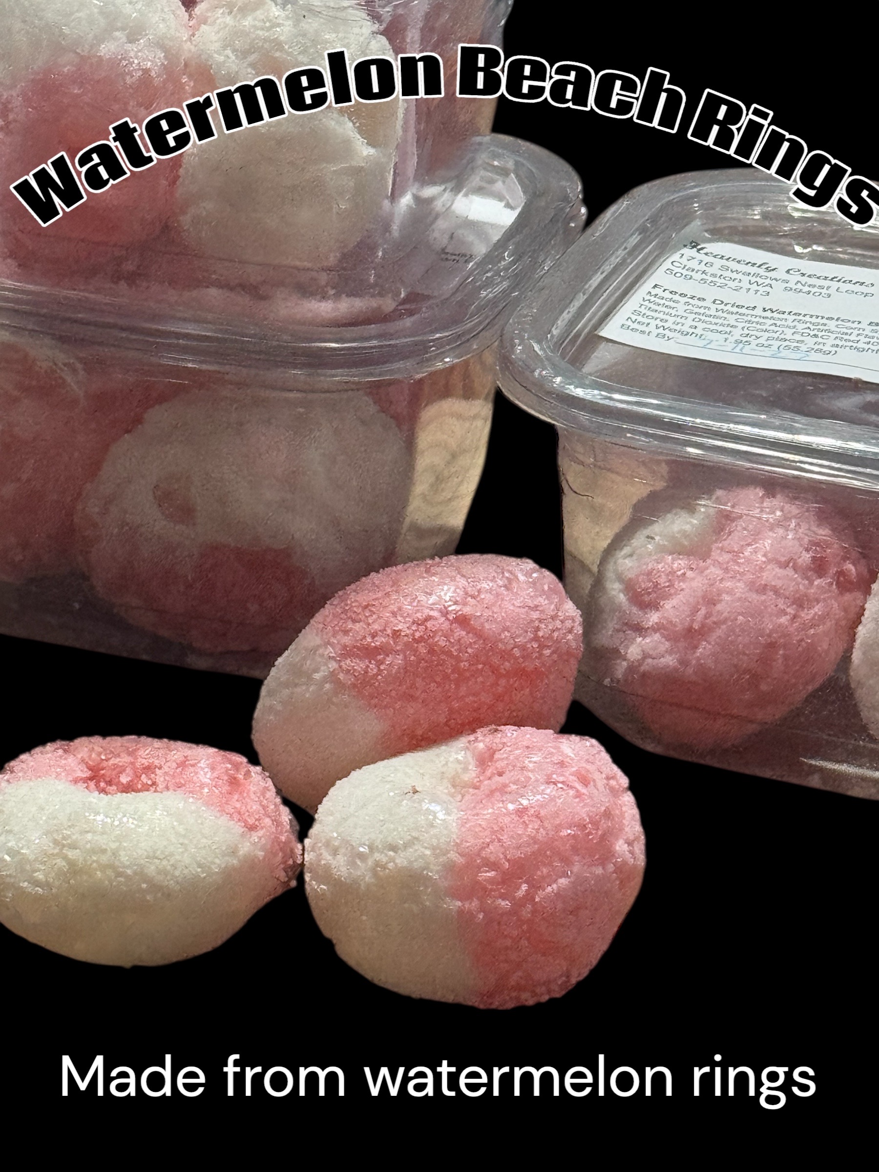 Freeze-Dried Watermelon Beach Rings