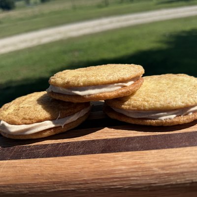 Half Dozen Of Snickerdoodle Sandwich Cookies 