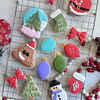 Royal Icing Sugar Cookies (decorated)/ One Dozen 