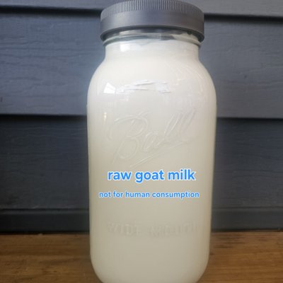 Raw Goat Milk For Pets