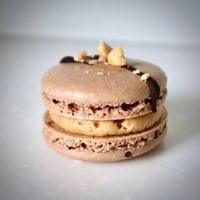 Chocolate Peanut Butter Macaron