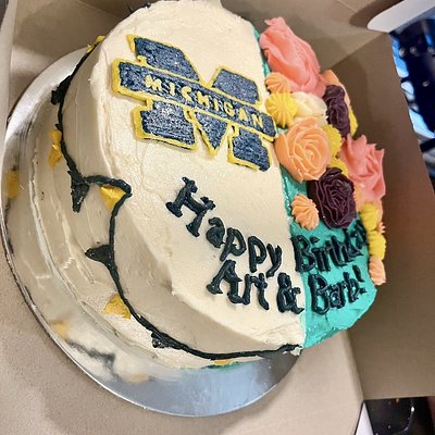 10” Round (1 Tier) 2 Layer Cake