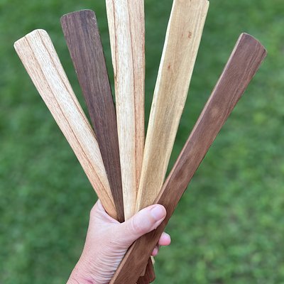 Hand-Carved Wooden Spurtles