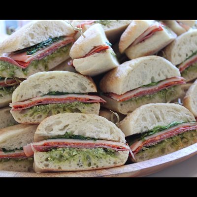 Italian Sandwich With Fruit