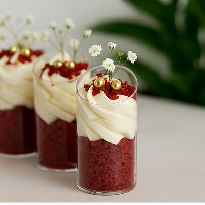 Red Velvet Mini Desserts Shots 