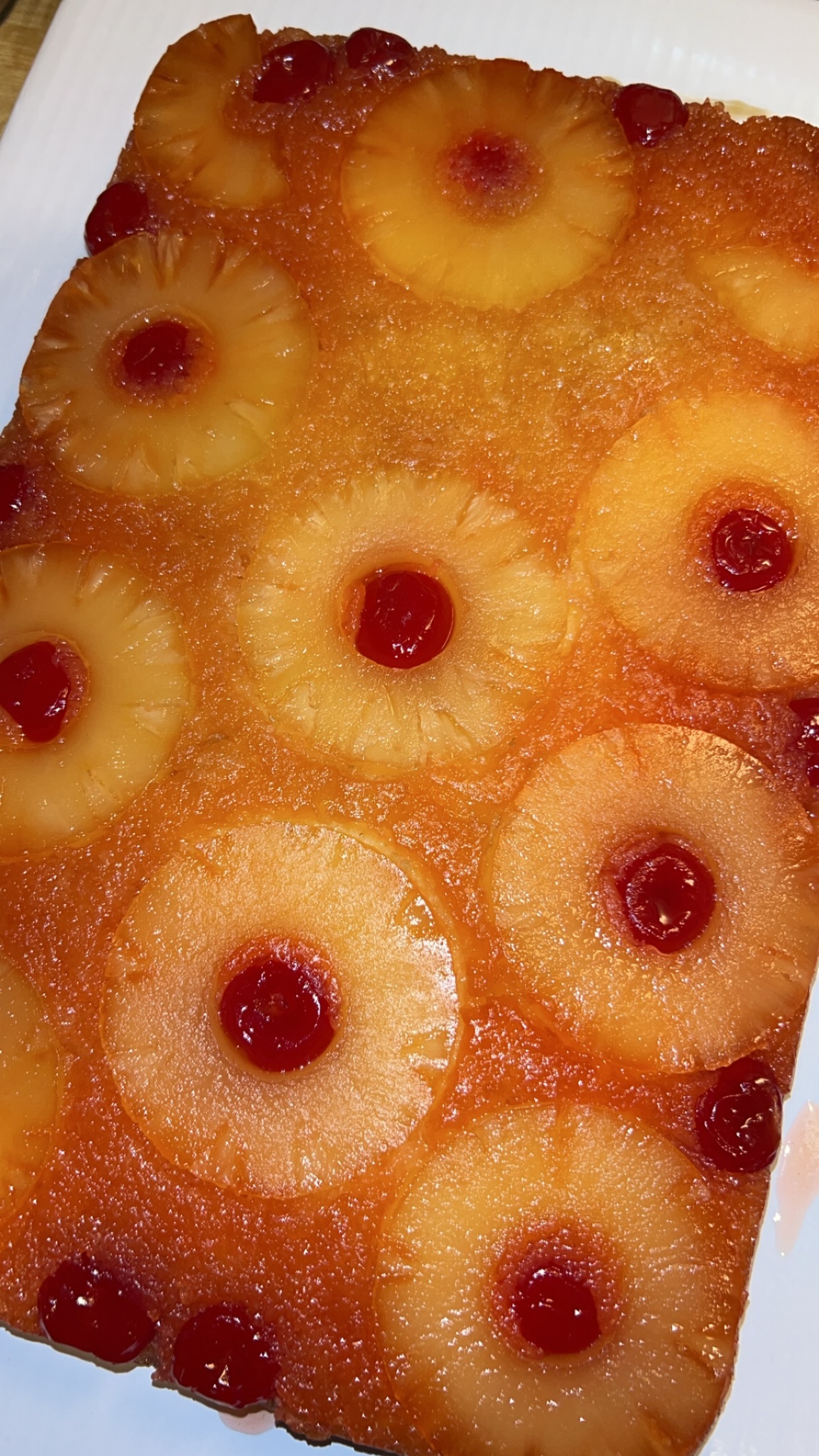Pineapple Upside Down Kake (Rectangle)
