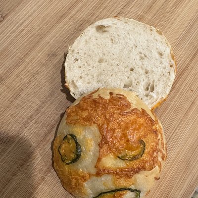 Half Dozen Sourdough Hamburger Buns Plain
