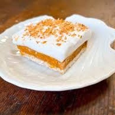 Orange Spiced Sweet Potato Haupia