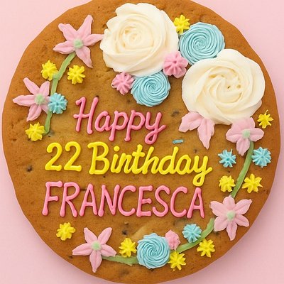 9” 2 Layer Cookie Cake