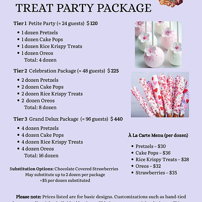 Treat Party Package