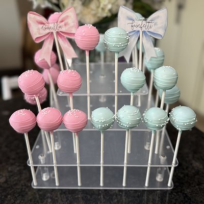 Gender Reveal Cake Pops