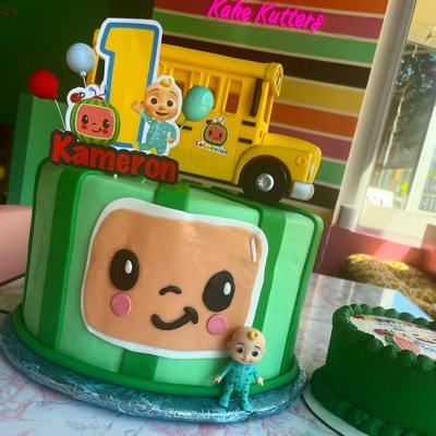 10" 1 tier Freestyle Custom Cake