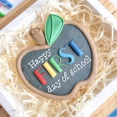 🍎 Personalized First Day Apple