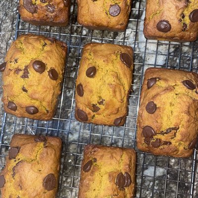 Sourdough Pumpkin Chocolate Chip Mini Loaf PACK OF 4