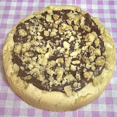  4" Black Tie Walnut Cookie - 5 JUMBO Count