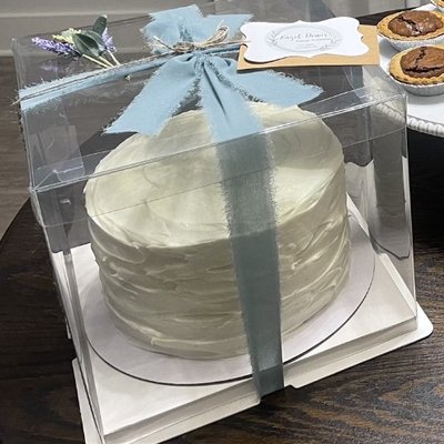 Red Velvet Cake with Cream Cheese Icing 8” 
