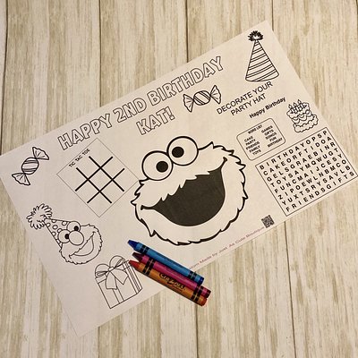 Coloring Placemats