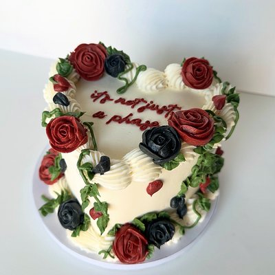 6” Heart Custom Cake 