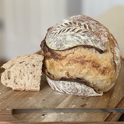 Light Whole Wheat Sourdough