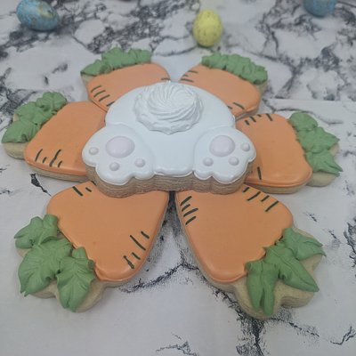 Easter Carrots W/Bunny