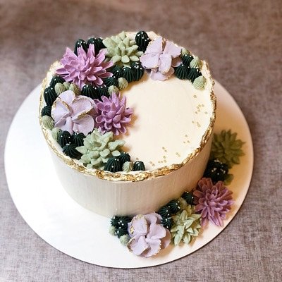 6-inch Mini Succulent Cake (Please Specify Color Scheme In Notes)