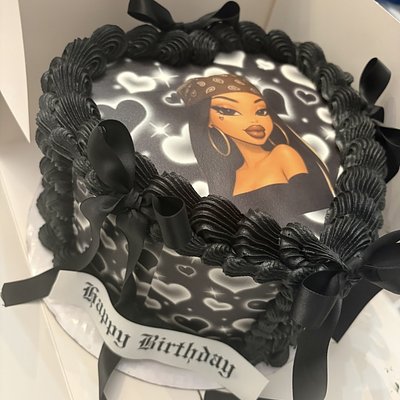 8 Inch Heart Cake (20-24 Servings) 