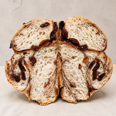 Cinnamon Raisin Sourdough Bread 