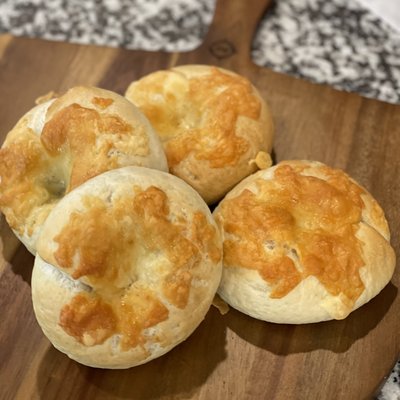 Three Cheese Bagels 